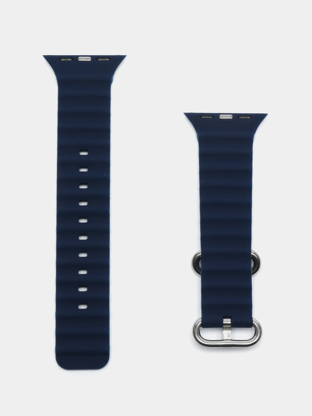 Темно-синий силиконовый ремешок Ocean Watch для Apple Watch Series Ultra 8 7 6 5 SE