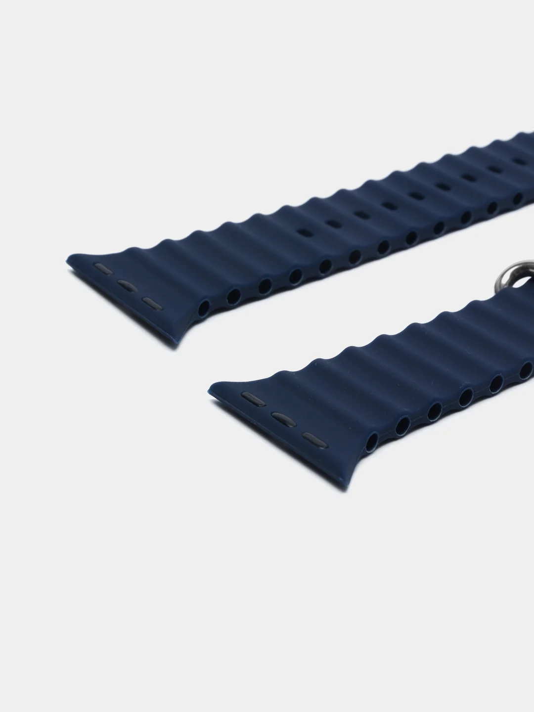 Темно-синий силиконовый ремешок Ocean Watch для Apple Watch Series Ultra 8 7 6 5 SE