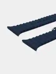 Темно-синий силиконовый ремешок Ocean Watch для Apple Watch Series Ultra 8 7 6 5 SE