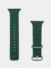 Зеленый силиконовый ремешок Ocean Watch для Apple Watch Series Ultra 8 7 6 5 SE