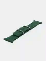 Зеленый силиконовый ремешок Ocean Watch для Apple Watch Series Ultra 8 7 6 5 SE