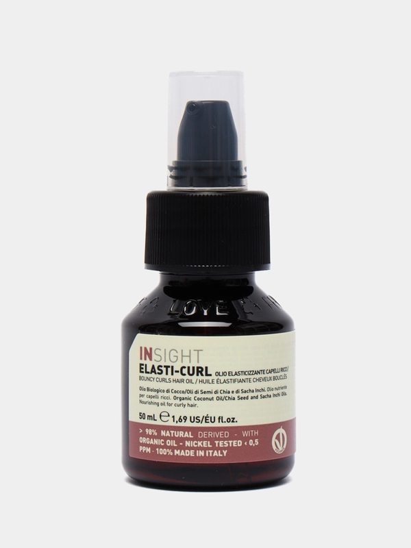 Масло-блеск для кудрявых волос Insight Elasti-Curl Bouncy Curls Hair Oil