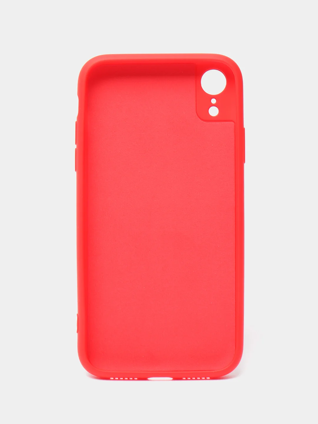 Красный чехол для iPhone 11 / XR / 7 / 8 / SE2 / X / XS / 12 Pro Max, силиконовый