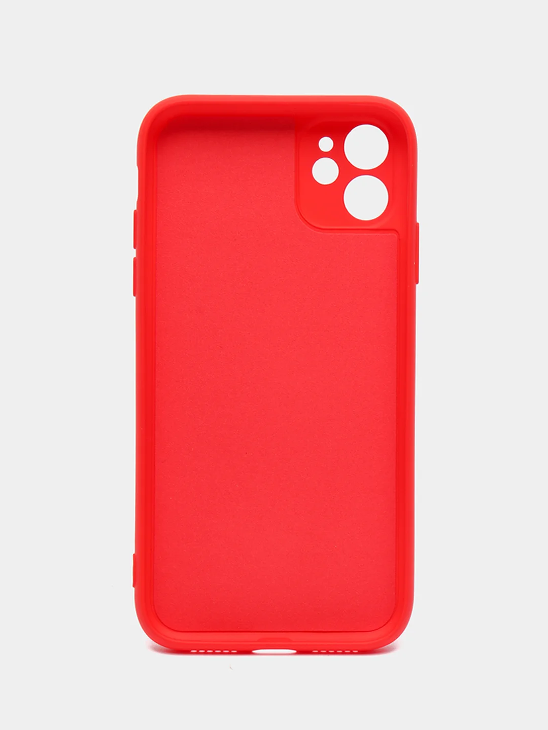 Красный чехол для iPhone 11 / XR / 7 / 8 / SE2 / X / XS / 12 Pro Max, силиконовый