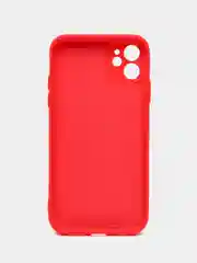 Красный чехол для iPhone 11 / XR / 7 / 8 / SE2 / X / XS / 12 Pro Max, силиконовый