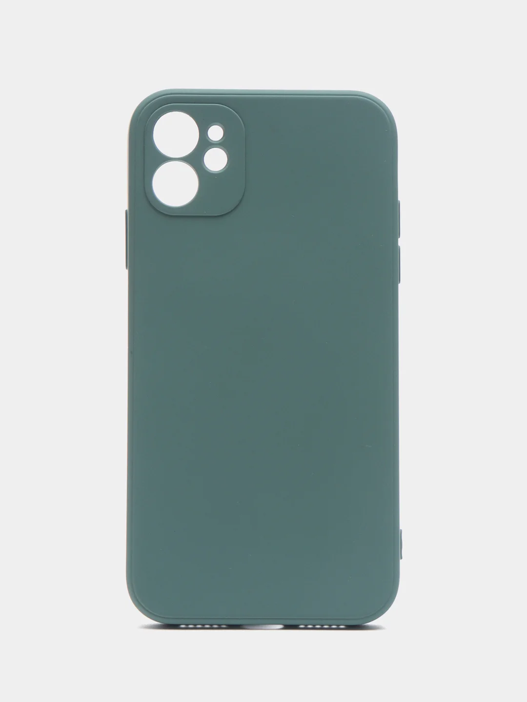 Лесной зеленый чехол для iPhone 11 / XR / 7 / 8 / SE2 / X / XS / 12 Pro Max, силиконовый
