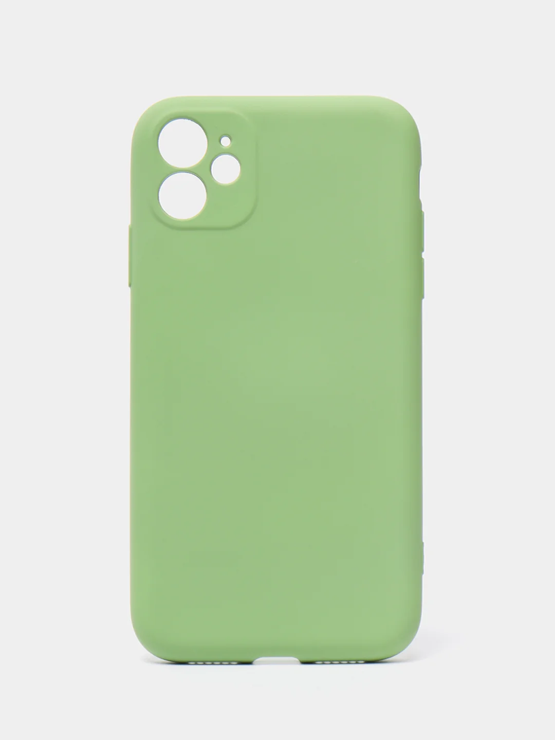 Зеленый чехол для iPhone 11 / XR / 7 / 8 / SE2 / X / XS / 12 Pro Max, силиконовый