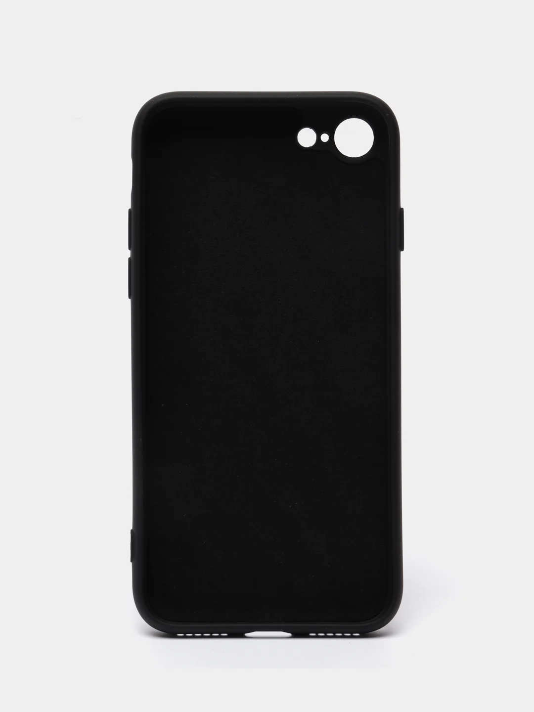 Черный чехол для iPhone 11 / XR / 7 / 8 / SE2 / X / XS / 12 Pro Max, силиконовый