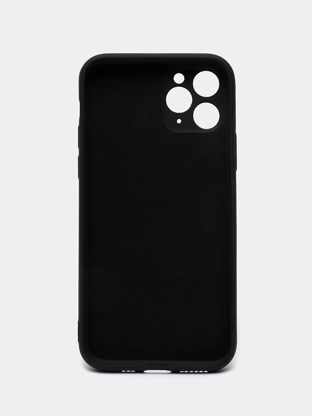 Черный чехол для iPhone 11 / XR / 7 / 8 / SE2 / X / XS / 12 Pro Max, силиконовый