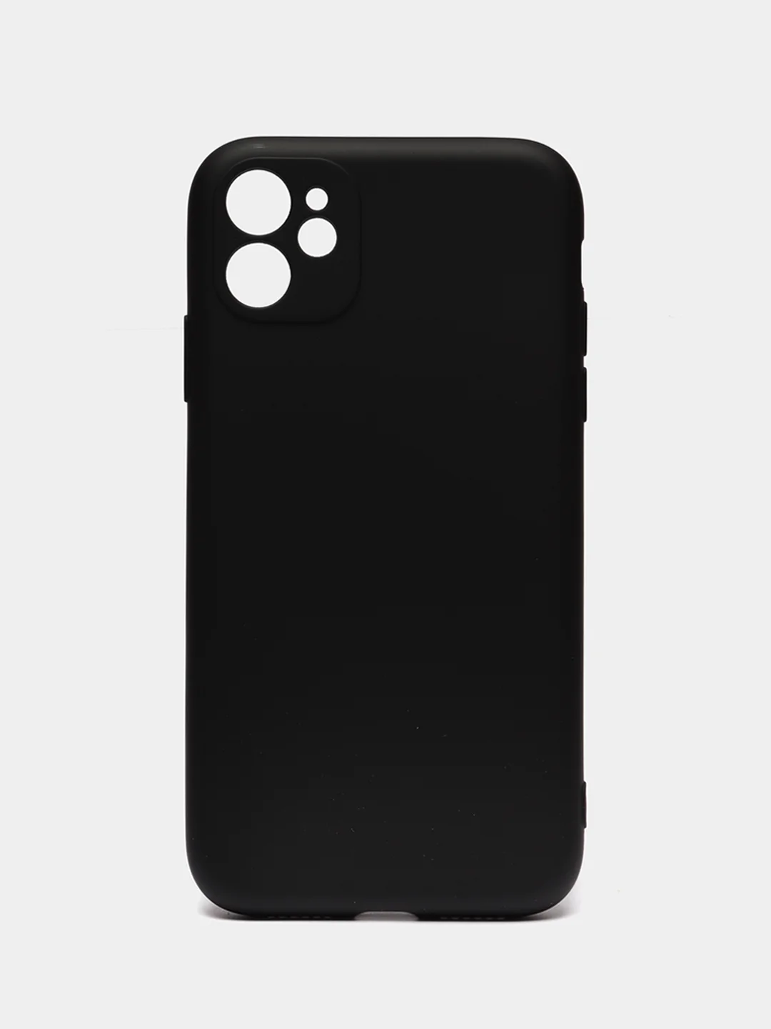 Черный чехол для iPhone 11 / XR / 7 / 8 / SE2 / X / XS / 12 Pro Max, силиконовый