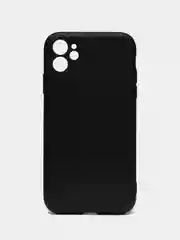 Черный чехол для iPhone 11 / XR / 7 / 8 / SE2 / X / XS / 12 Pro Max, силиконовый