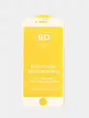 Белый защитное стекло для Apple iPhone 7 / 8 / SE 2020 (Айфон 7, 8, СЕ) с черной и белой рамкой