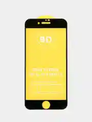 Черный защитное стекло для Apple iPhone 7 / 8 / SE 2020 (Айфон 7, 8, СЕ) с черной и белой рамкой