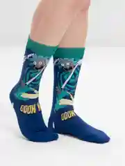Синий носки Рик и Морти, 7 видов (Rick and Morty)