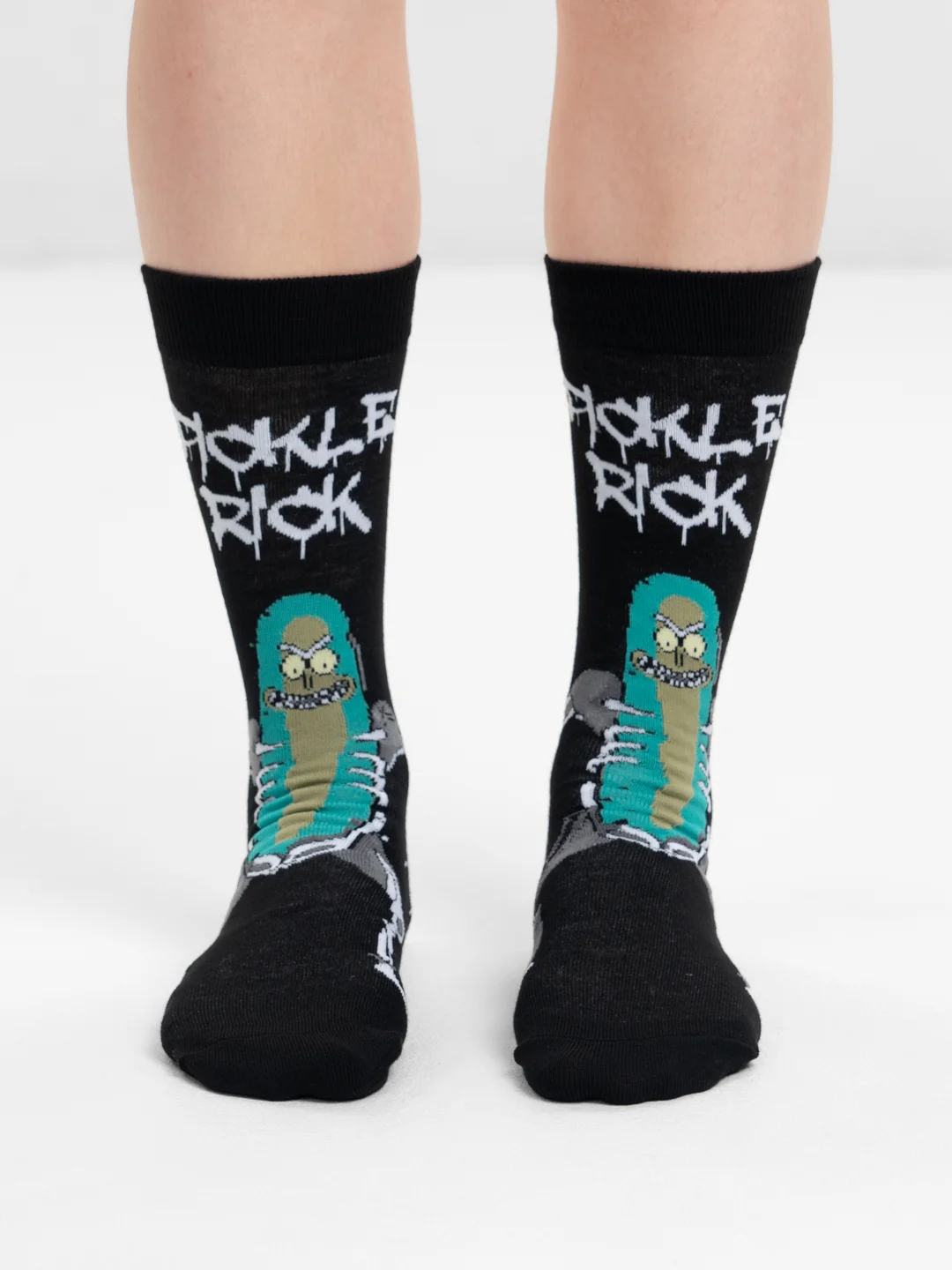 Черный носки Рик и Морти, 7 видов (Rick and Morty)