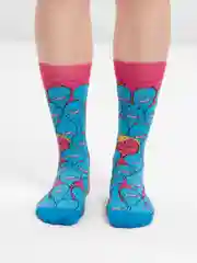 Голубой носки Рик и Морти, 7 видов (Rick and Morty)