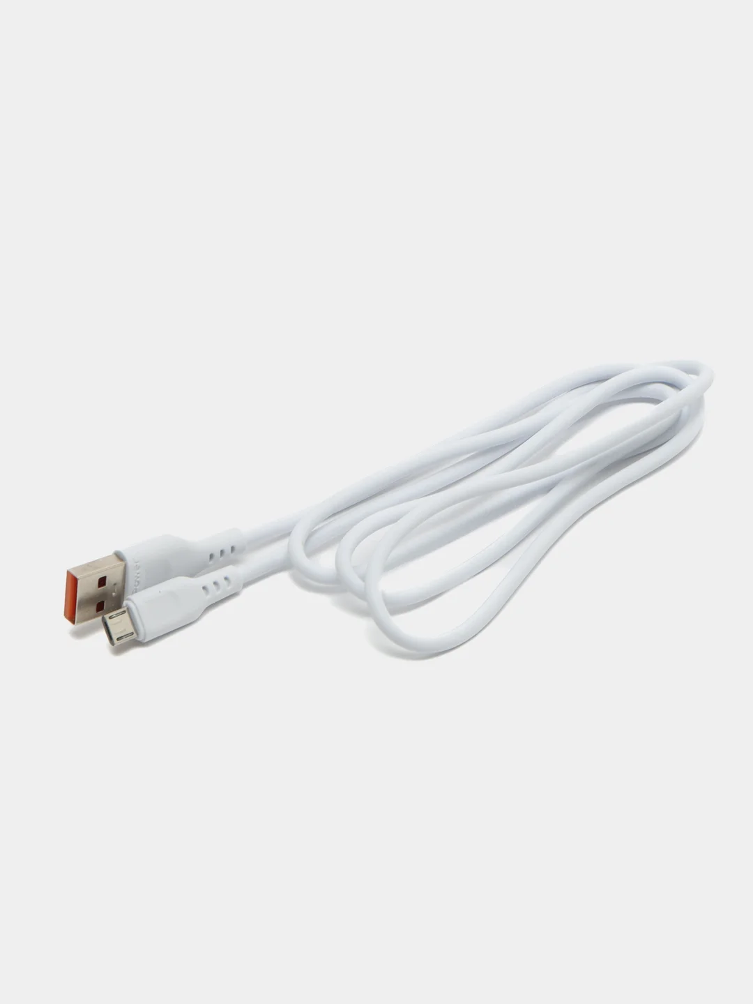 Белый кабель зарядный micro USB-Android, GoPower GP01M