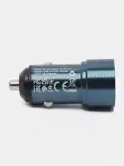 Синий автомобильное зарядное устройство Borofone BZ19A, 18 W, быстрая зарядка, QC3.0, FCP, AFC