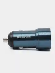 Синий автомобильное зарядное устройство Borofone BZ19A, 18 W, быстрая зарядка, QC3.0, FCP, AFC