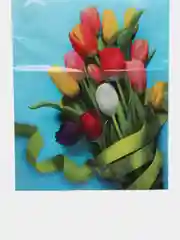 Лазурный пакет подарочный на 8 марта, полиэтиленовый, с вырубной ручкой, 20х30 см 8 марта