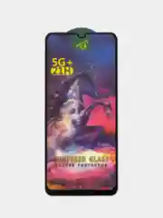 Защитное стекло для Samsung Galaxy A13 (Самсунг Галакси А13), с черной рамкой