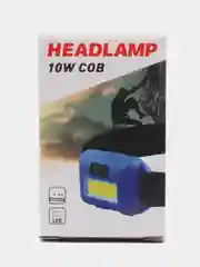 Черный фонарь светодиодный налобный, походный