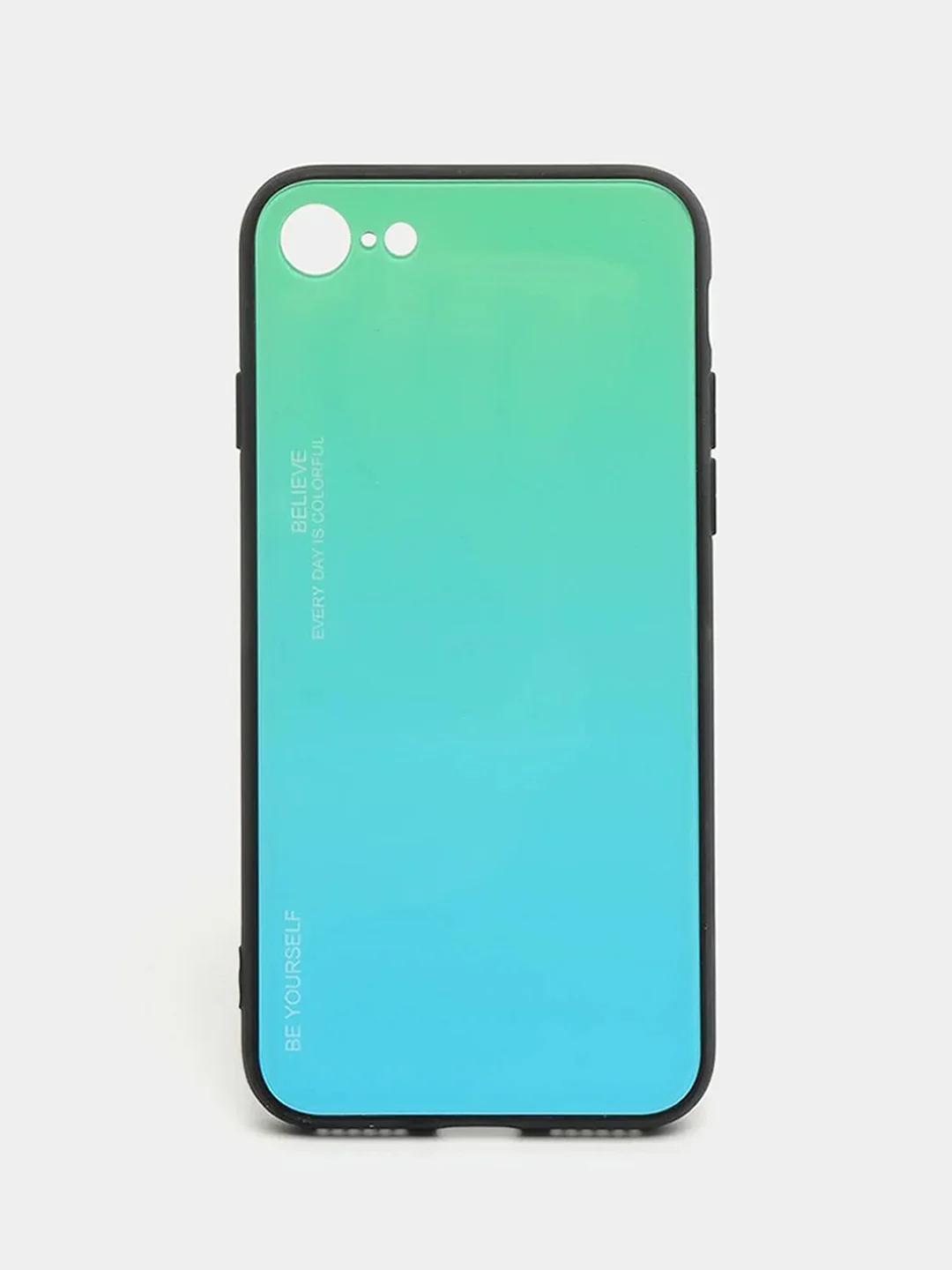 Зеленый чехол с закаленным стеклом на iPhone 7/8/SE/2020/XR/11/12/13/Pro/Max/айфон про макс