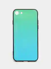 Зеленый чехол с закаленным стеклом на iPhone 7/8/SE/2020/XR/11/12/13/Pro/Max/айфон про макс