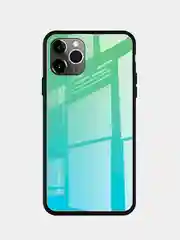 Зеленый чехол с закаленным стеклом на iPhone 7/8/SE/2020/XR/11/12/13/Pro/Max/айфон про макс