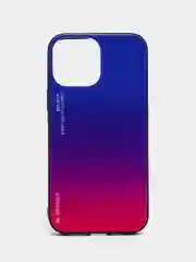Пурпурный чехол с закаленным стеклом на iPhone 7/8/SE/2020/XR/11/12/13/Pro/Max/айфон про макс