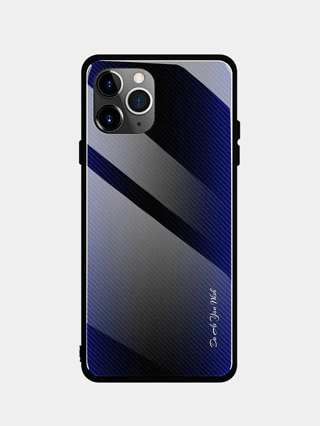 Индиго чехол с закаленным стеклом на iPhone 7/8/SE/2020/XR/11/12/13/Pro/Max/айфон про макс