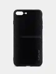 Черный чехол с закаленным стеклом на iPhone 7/8/SE/2020/XR/11/12/13/Pro/Max/айфон про макс