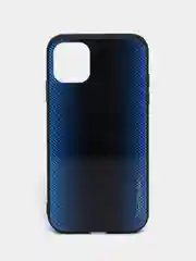 Голубой чехол с закаленным стеклом на iPhone 7/8/SE/2020/XR/11/12/13/Pro/Max/айфон про макс