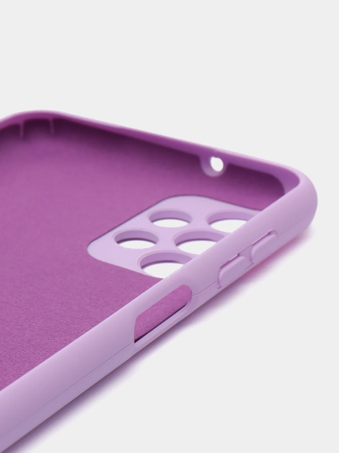 Аметистовый чехол Silicone Cover для Samsung Galaxy A13, Самсунг Галакси А13 4G, силиконовый