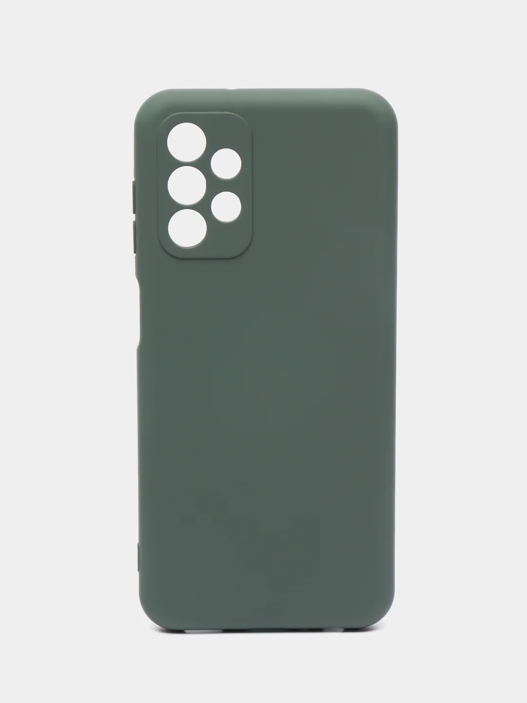 Лесной зеленый чехол Silicone Cover для Samsung Galaxy A13, Самсунг Галакси А13 4G, силиконовый