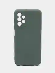 Лесной зеленый чехол Silicone Cover для Samsung Galaxy A13, Самсунг Галакси А13 4G, силиконовый