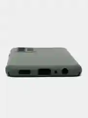 Лесной зеленый чехол Silicone Cover для Samsung Galaxy A13, Самсунг Галакси А13 4G, силиконовый