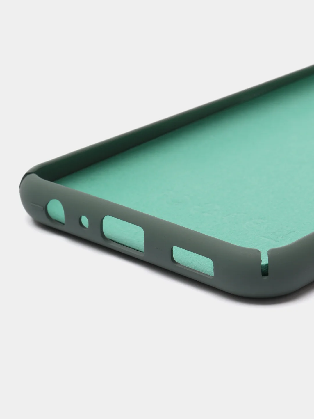 Лесной зеленый чехол Silicone Cover для Samsung Galaxy A13, Самсунг Галакси А13 4G, силиконовый
