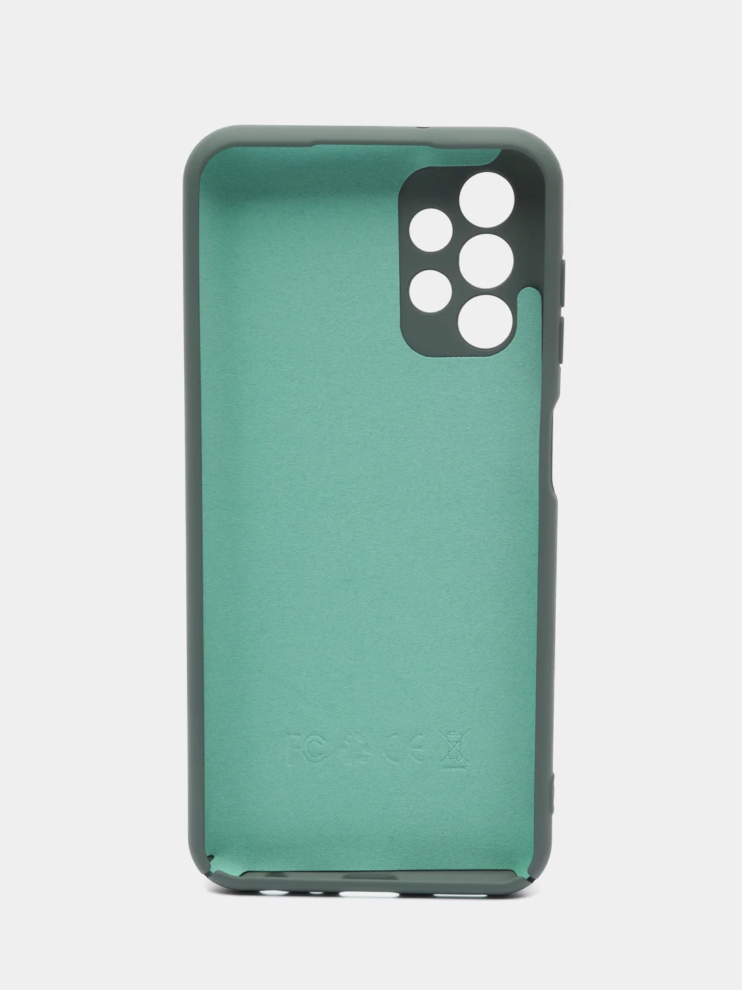 Лесной зеленый чехол Silicone Cover для Samsung Galaxy A13, Самсунг Галакси А13 4G, силиконовый