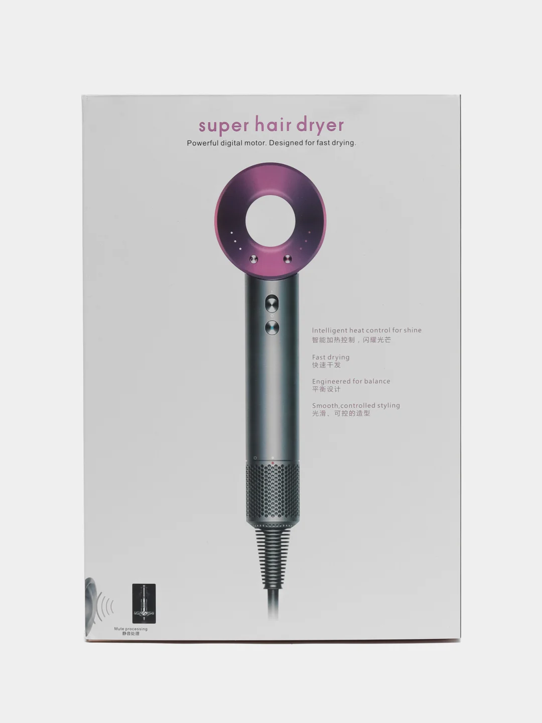 Профессиональный фен для сушки и укладки волос Dryer Superhair
