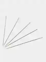Серый металлик цыганская игла, мешочная, хомутная, 3-5 штук