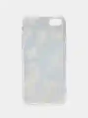 Небесно-голубой чехол с рисунком силиконовый для iPhone 6 6s 7 8 X XR XS 11 12 13 pro, Айфон