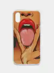 Горчичный чехол с рисунком силиконовый для iPhone 6 6s 7 8 X XR XS 11 12 13 pro, Айфон