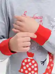 Серый меланж новогодняя пижама Bonito (Бонито), для мальчиков и девочек
