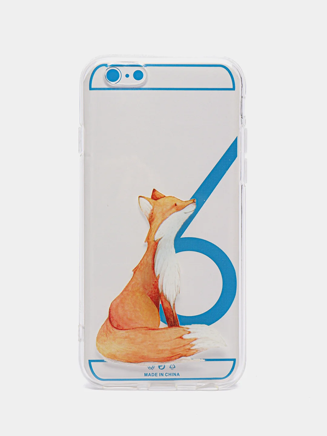 Рыжий чехол с рисунком силиконовый для iPhone 6 6s 7 8 X XR XS 11 12 13 pro, Айфон