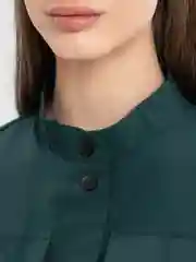 Зеленый комбинезон с шортами, женский