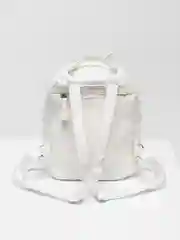 Белый рюкзак женский черный, искусственная кожа, повседневный
