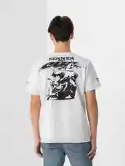 Белый футболка Sinners Bones CBR