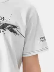 Белый футболка Sinners Bones CBR