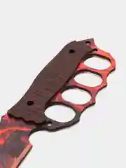 Зеленый нож деревянный